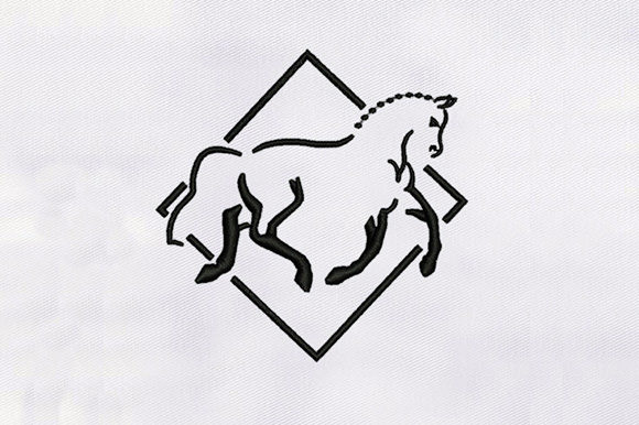 Horse Outline Embroidery