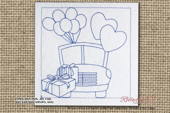 Just Married Love Car